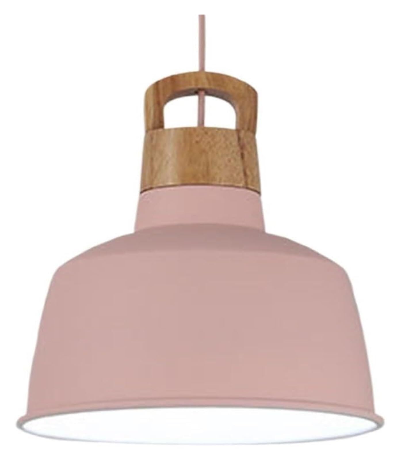 HUAYUSEDF Adjustable Metal Pendant Lamp Chandelier Hanging Lighting Ceiling Fixture E27 for Kitchen Island Living Room Bedroom Hallway(Pink)