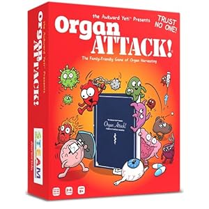 The Awkward Yeti Organ Attack! Card Game, A Family Fun Game for Kids and Adults – Funny Playing Cards for Game Nights with Family of Kids and Teens
