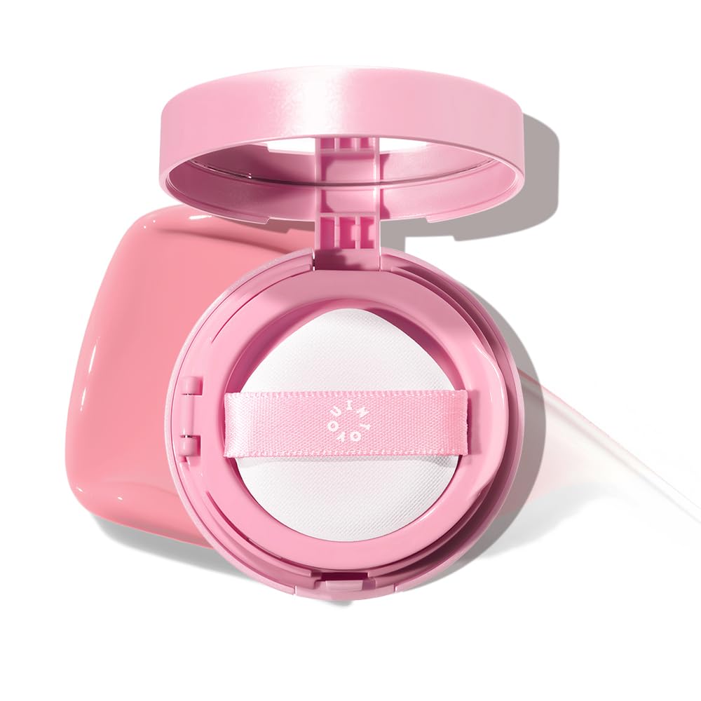 INTO YOU Cream Blush Air Cushion for Cheeks Eyes, Moisturizing, Lightweight, Dewy Finish Face Makeup, Long Wearing, Buildable, Blendable, Pigmented