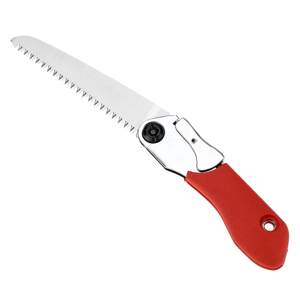 Folding Hand Saw, Portable Manual Pruning Saw with Anti Slip Handle and 20 Teeth Blades for Outdoor Gardening Camping Tree Cutting Tool