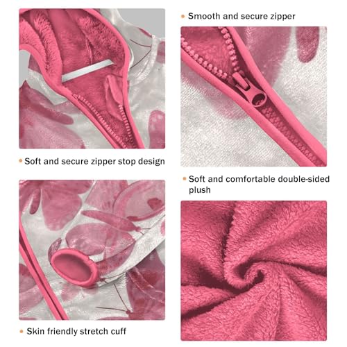 GuoChe Butterflie Toddler Boy Fleece Jacket3