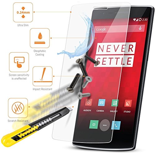 Orzly® - OnePlus ONE Premium Tempered Glass 0.24mm Protective Screen Protector for the Original Premier Launch Model of SmartPhone - Image 2