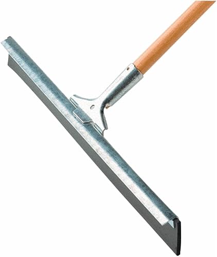 Ettore 54036 - Escobilla de goma de acero recta, 36 pulgadas