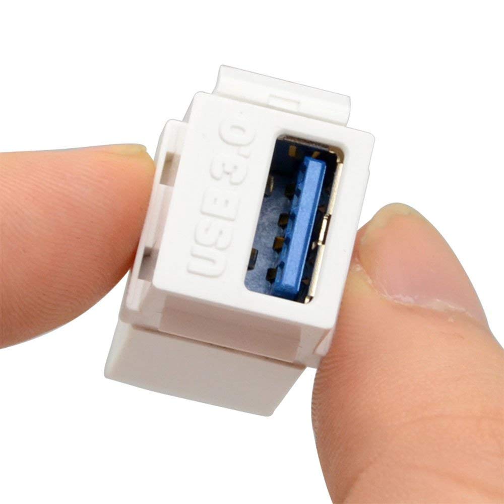 Amazon | tekit USB 3.0 キーストーンジャック メス-メス F/F カプラー