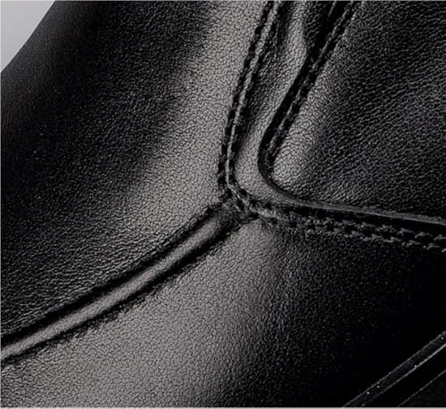 Simple Stitching Details Loafer Shoes Lightweight Flat Heel Leather Party Slip On Mens Loafers3