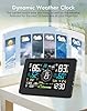 Zivron WiFi Weather Station Wireless Indoor Outdoor, Thermometer with Rain Gauge and Wind Speed/Direction, Large Display for Weather Forecast, Temperature, Humidity, Clock, Alarm, UV, Air Pressure #4