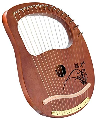 Lyre Harp �X���[���n�[�v �|�[�^�u�� 16 ���^���X�g�����O �n���h�w���h �n�[�v �n�[�v �}�z�K�j�[ �{�f�B �N���V�J�� �y�� �M�t�g-H (�J���[ : D) (�J���[ : #4) (#2)