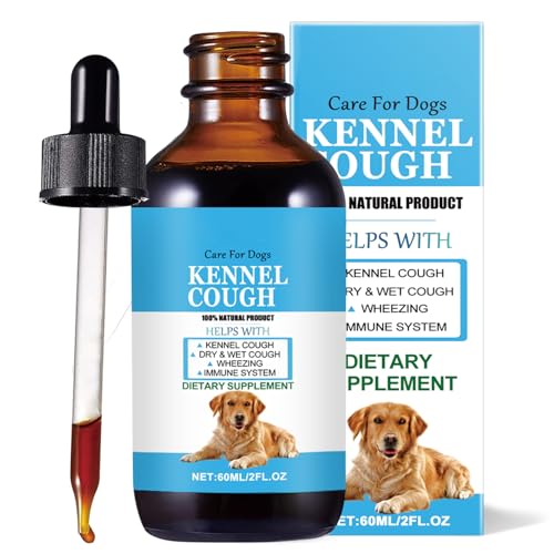 Mimo Style Kennel Cough for Dogs, Kennel Cough Herbal Supplement for Dog, Dog Allergy Relief, Natural Cough Supplement for Dogs, Herbal Drops for All Breeds & Sizes