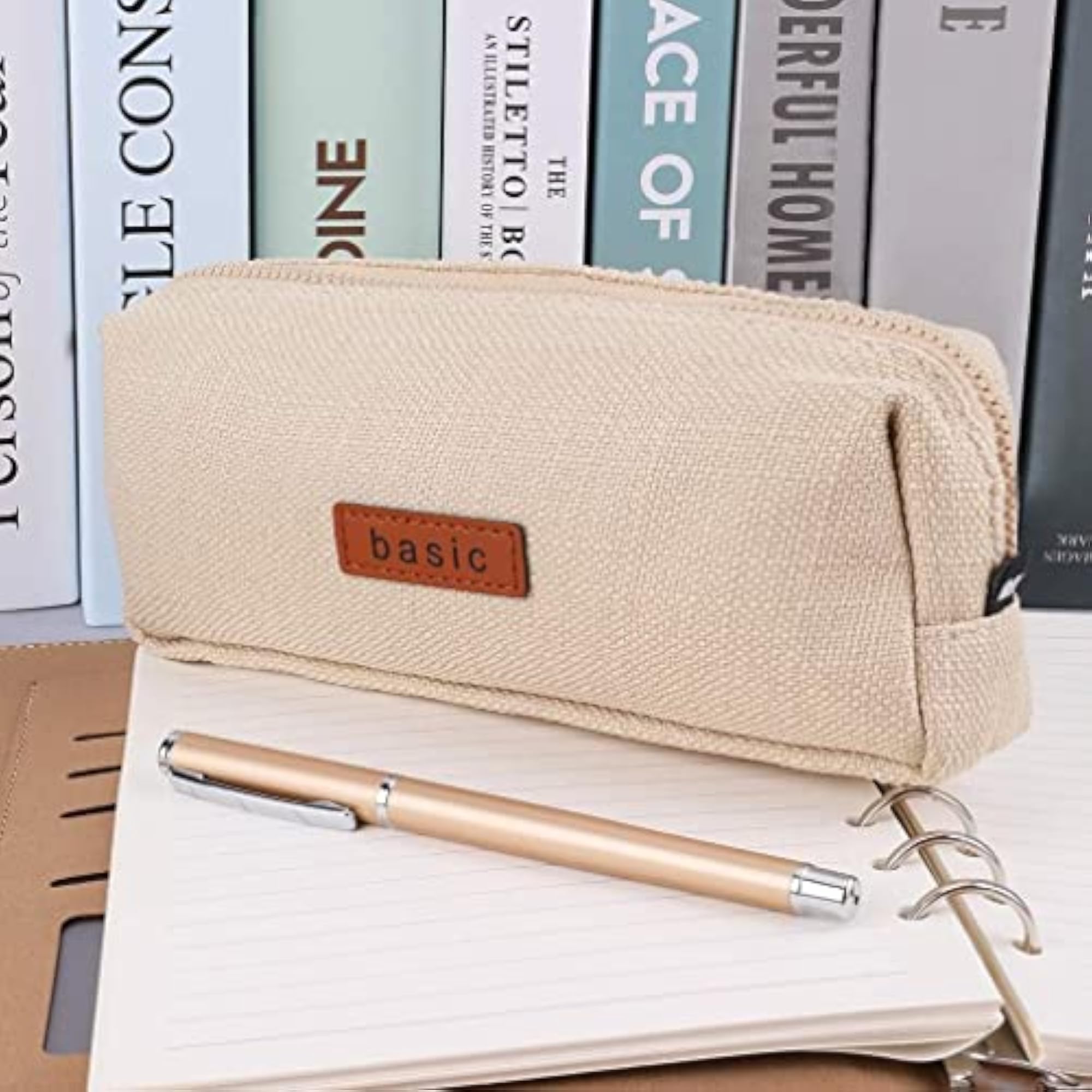 Pen Holder Pencil Case, Coin Pouch for Office Stationery