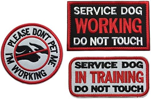 GrayCell Military Morale Service Dog Patch for Pet Tactical K9 Service Harness Vest