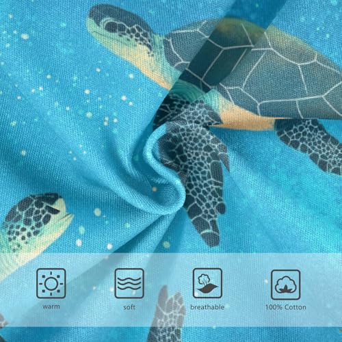 Wusikd Sea Turtles Boys' Underwear Cotton Galaxy Boys Briefs Soft Toddler Underwear 2T3