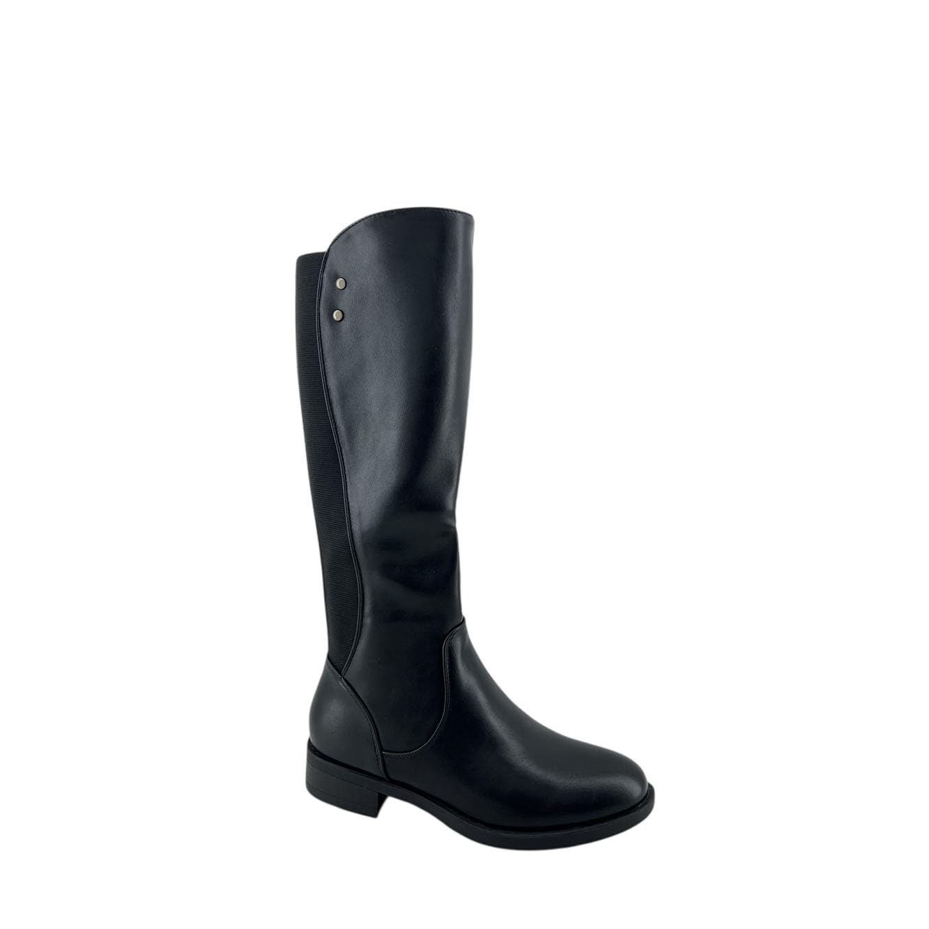 MODELISA - Botas Altas Diseño Clásico con Elástico Lateral Tacón Bajo para Mujer