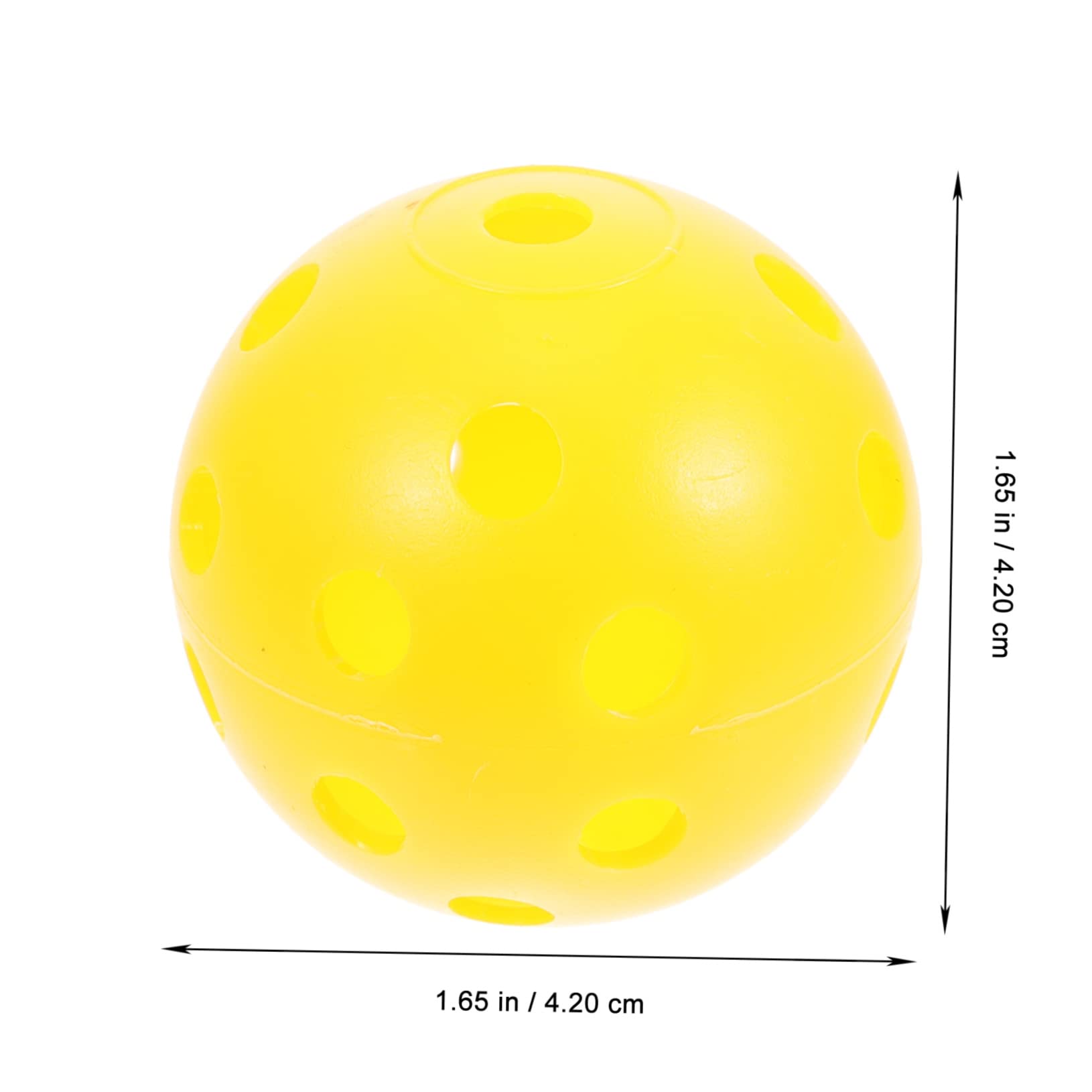 GALPADA 50pcs Portable Garden Practice Balls for Compact Hitting for Indoor Outdoor Fun for Daily Use and Swing Training Activities