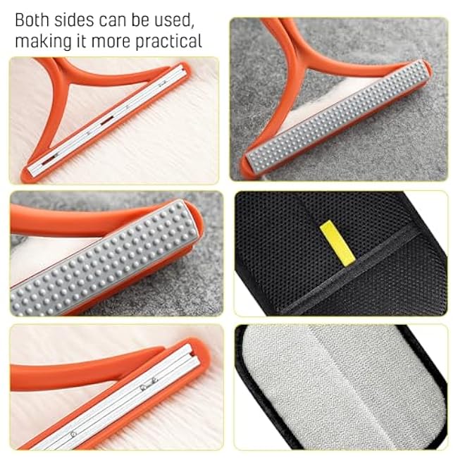 Reusable Electrostatic Pet Hair Remover Glove, Black Mesh Grooming Mitt, Magic Brush Glove Pet Hair Tool for Dogs and Cats.-YlSxNcPV