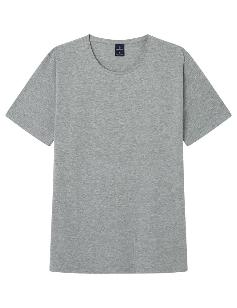 SPRINGFIELD Men's T-Shirt, Grey Melange, M