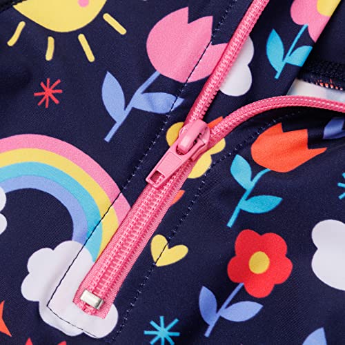 Image of XFGIRLS Baby /Toddler Girls Swimsuit Long Sleeve One-Piece Bathing Suit Rash Guard for Kids UPF 50+ Swimwear