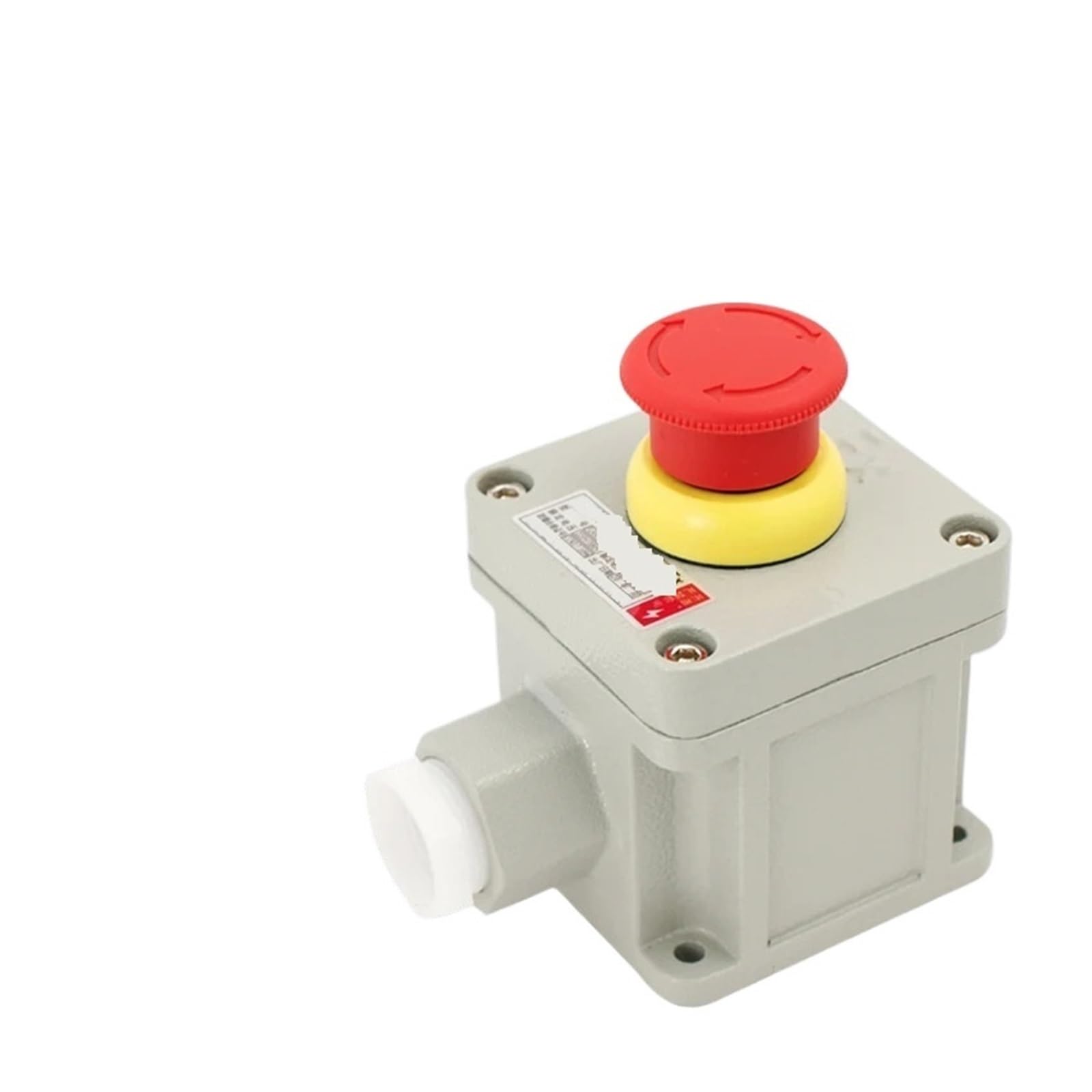 KFGWOPOYVY LA53-1 Ex Explosion Protection Emergency Stop Control Button Box Switch Waterproof Rotary Self-locking With Protective Cover