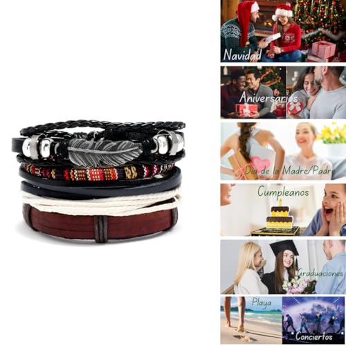 La Mejor review de Pulseras cuero artesanal Top cinco. 6 Imagen adicional