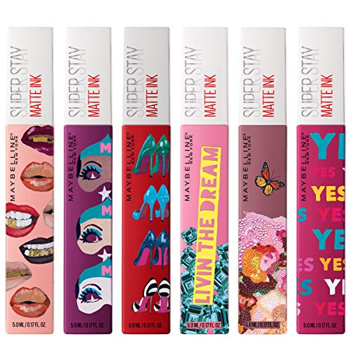Maybelline New York SuperStay Matte Ink Liquid Lipstick X Ashley Longshore Kit, Range