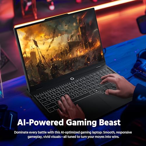 Legion 5 - Computer portatile da gioco WQXGA 165Hz OLED con tecnologia AI, AMD Ryzen 7 260, GeForce RTX 5060 GDDR7, 32 GB DDR5, SSD da 2 TB, tastiera retroilluminata, Wi-Fi, Win 11 Pro, nero - Notebook - Immagine 3