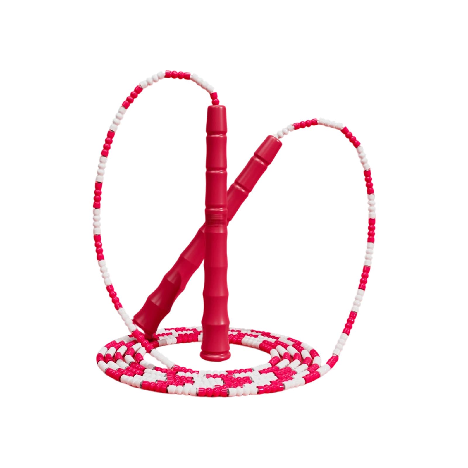 BWANGIAO Soft Beaded Jump Rope With Tangles Resistant Designs For Workout And Fitness Training Adjustable Length Skipping Rope