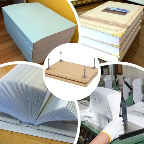Machine à presser le papier légère et outil de reliure multi-usage en bois - 8