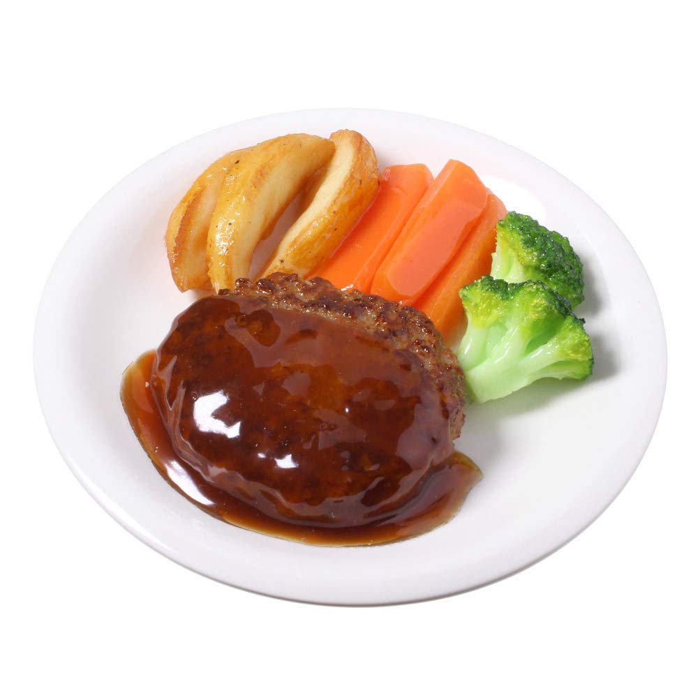 Amazon | 食品サンプル屋さんのミニグルメ（ハンバーグ）【食品
