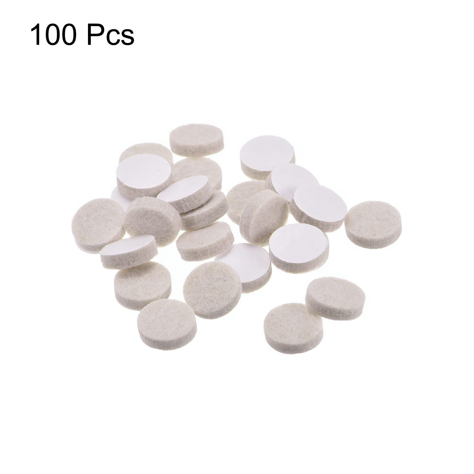 Sourcing Map Lot De 24 Patins En Feutre Pour Meubles, 100 Mm