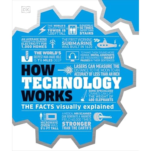 How Technology Works: The Facts Visually Explained (DK How Stuff Works) Hardcover – Illustrated, April 9, 2019
