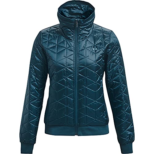 Under Armour Women's ColdGear Reactor Performance Jacket , Blue Note (413)/Blue Flannel , Large