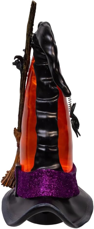 Kurt Adler Battery Operated LED Halloween Hat With Spinning Glitter Water