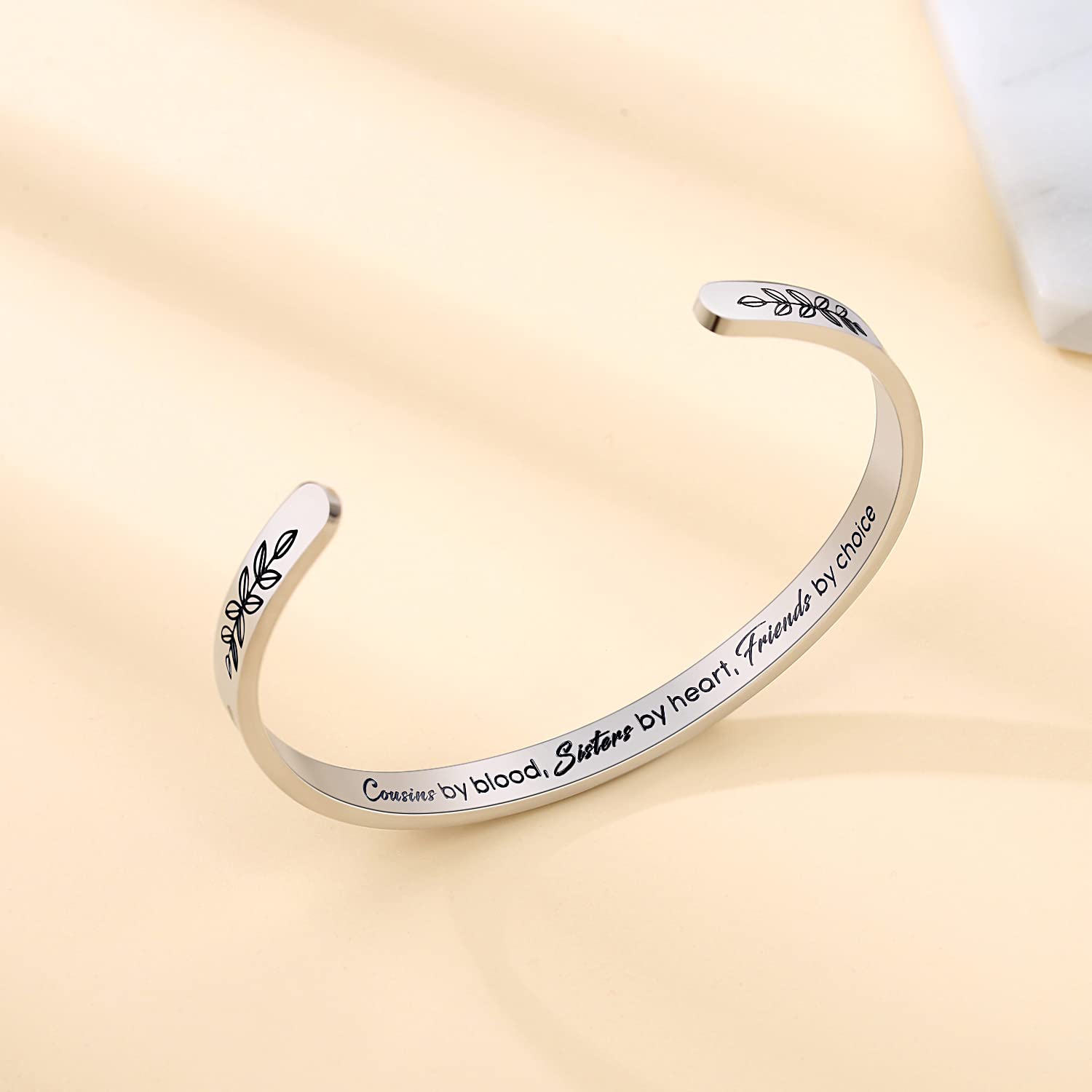 Pulseras para mujeres, adolescentes, niñas, mejor amiga, hermana, madre, hija, nieta, prima, personalizable, cumpleaños, día de la madre, Navidad, Pascua, regalos para adolescentes, niñas 3
