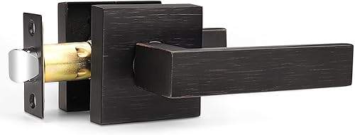 Miniatura 3 de Probrico - Palancas para puerta de pasaje con roseta cuadrada.