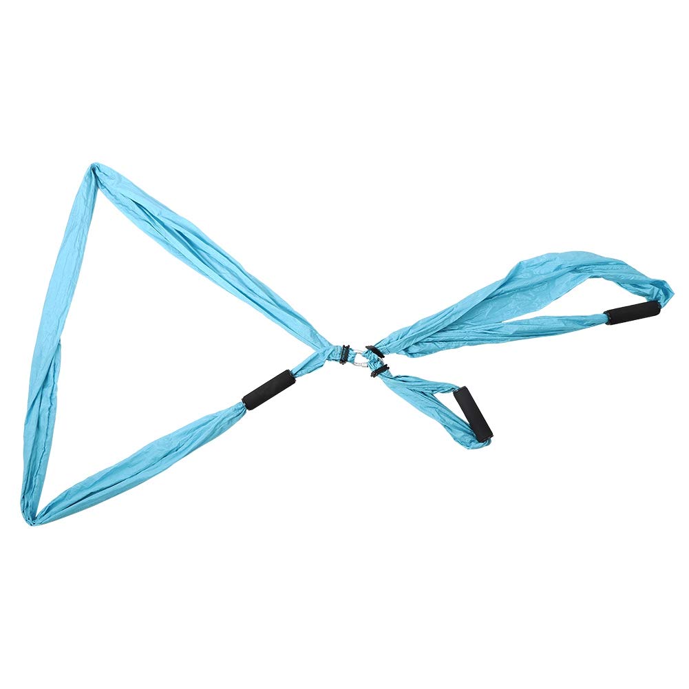 RiToEasysports Aerial Yoga Hängematte, Gurte mit Griffen für Inversion Flying Swing Sling, 210T Nylon Stoff, Dicker Schaumstoffgriff, Heimtrainingsgerät
