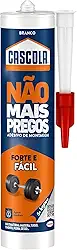 Cascola Não Mais Pregos, Adesivo de Montagem para Serviços Pesados, Cola Forte para Madeira, Cerâmica, Metal & Mais, Adesivo de Fixação Instantânea, Cartucho de 1x360g