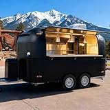 Food Trailer for Sale, Fully Equipped Mobile Kitchen with BBQ, Espresso, Ice Cream, Hot Dog Vending, and...