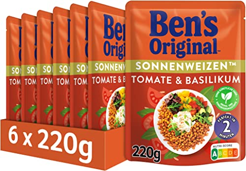 BEN'S ORIGINAL™ Express Reis Sonnenweizen Tomate Basilikum 6 x 220g