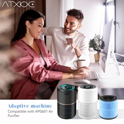 Image of AP0601 Replacement Filter Compatible with AIRTOK AP0601 air Purifier, 4-in-1 True Air Purifier Filter, High efficiency activated carbon Filter, 4PACK