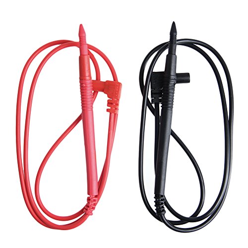 Multimeter Test Leads Banana Plug 1000V 20A Digital Multi Meter Clamp Tester Probe Test Probes Leads For Multimeter Voltmeter Ammeter Voltage Current Meter