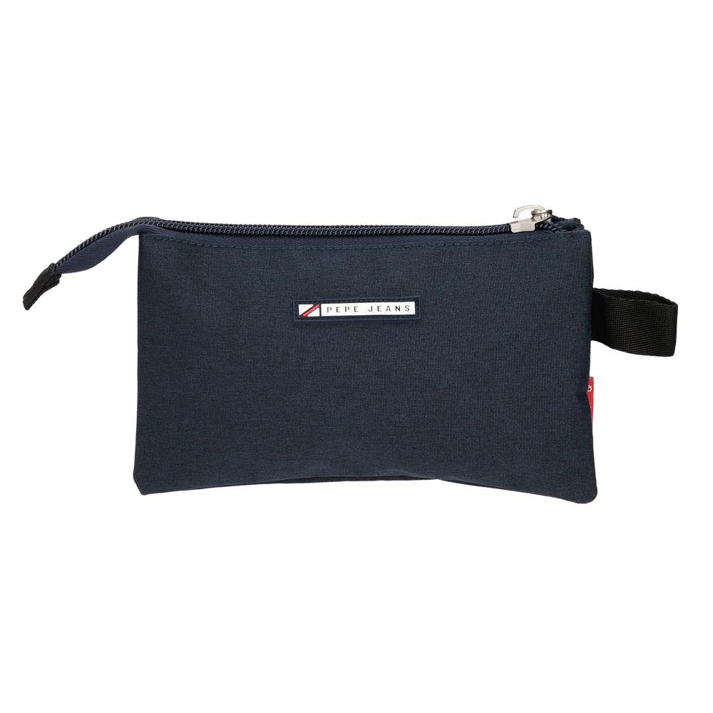 Pepe Jeans Dikran Triple Case Blue 22x12x5 cm Polyester, Blue, Triple Case - Image 3