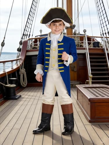 Disfraz Infantil de George Washington con Accesorios miniatura 3