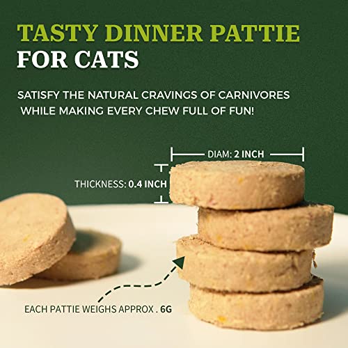 Furry Wonder Freeze Dried Raw Cat Food Grain Free Mighty Nuggets For Cats 16 Ounce, Fish Recipe High Protein Dinner Patties For All Breeds And Life Stages #TOP2