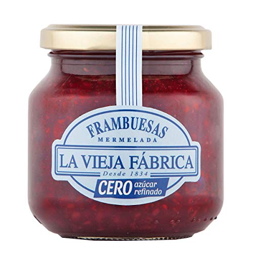 LA VIEJA FABRICA mermelada de frambuesas cero frasco 280 gr