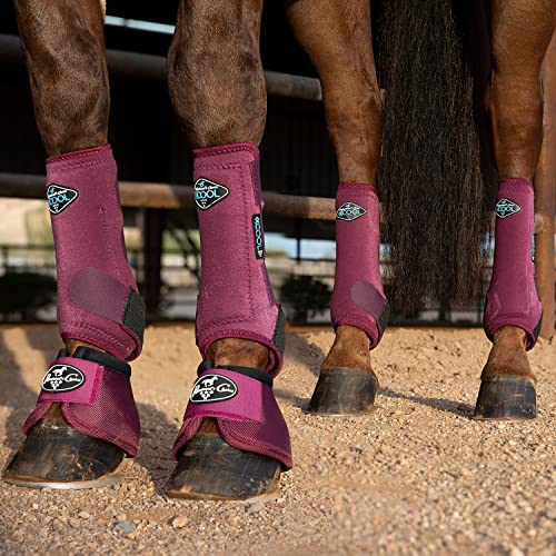Image of Professional's Choice 2XCOOL Sports Medicine Horse Boots | Protective & Breathable Design for Ultimate Comfort & Durability in Active Horses | Value 4 Pack