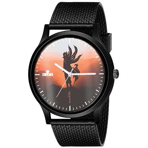 AROA Watch New Watch for Kurama Kyuubi | Anime | Jinchuriki | Naruto Model : 469 Men Black Metal Type Rubber Analog Watch Black Dial for Men Stylish Watch for Boys (B0C43CRWX1) Amazon Price History, Amazon Price Tracker