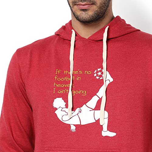 Image of CAHOOT Men's Printed Sweatshirt Regular Fit for Casual Wear | Full Sleeve | Cotton | Stylish Sweatshirt Crafted with Comfort Fit and High Performance for Everyday We