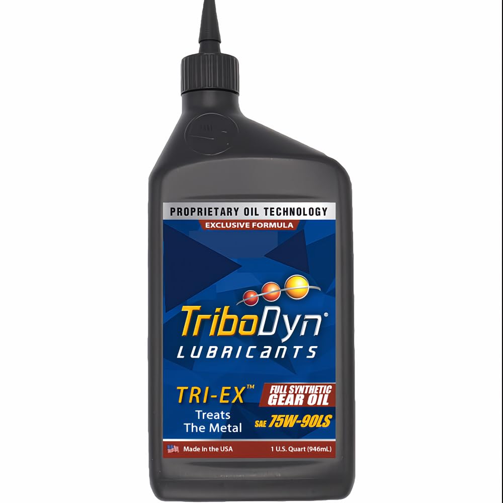 75w90 Synthetic Limited Slip Gear Oil 1 US Quart Full Synthetic Oil + Patented Additives - Lower Gearbox Temperatures - Incredible Cling Rate - Extreme Shock and Load Protection