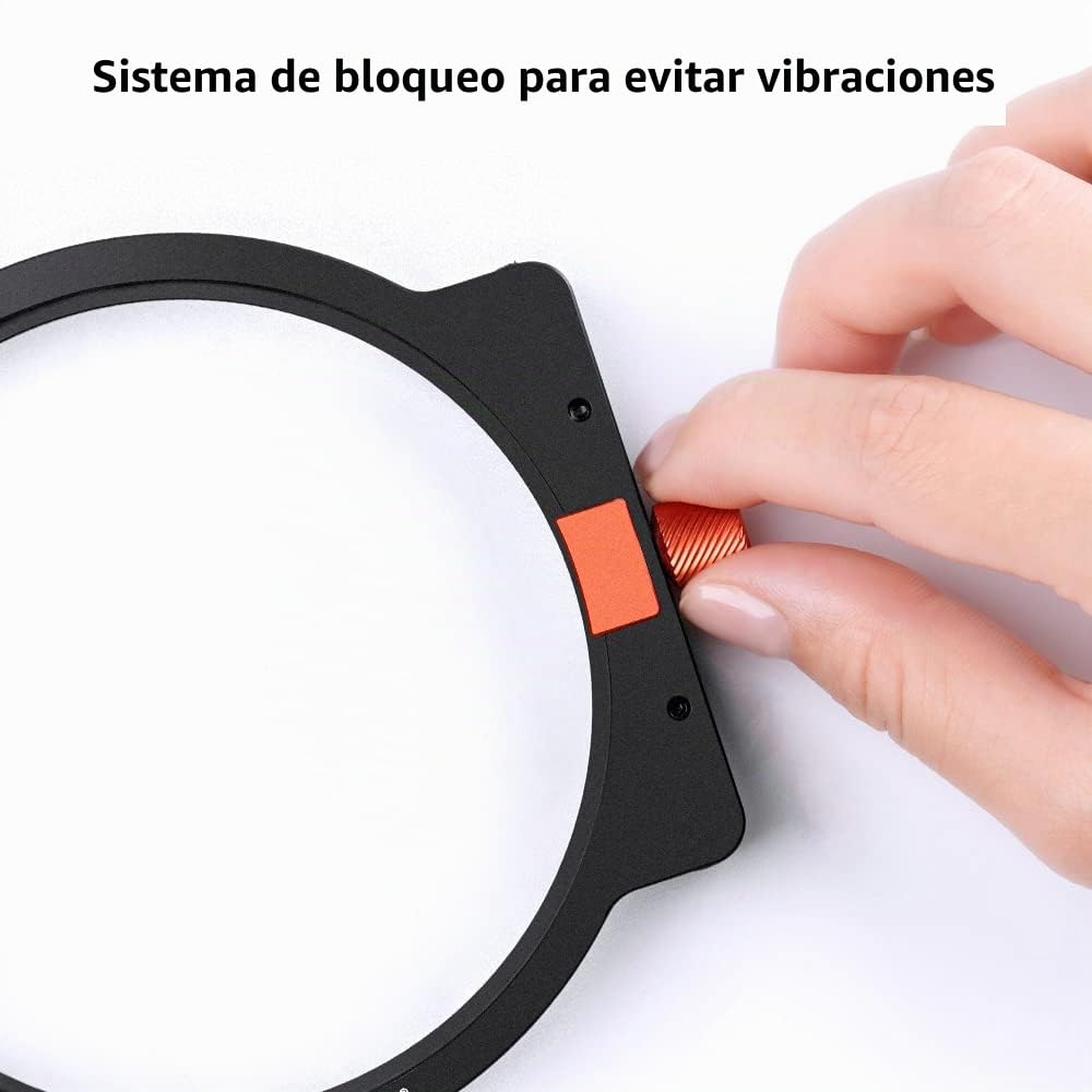K&F CONCEPT Nano-X Portafiltro de Metal para Nano-X Filtro Cuadrado Soporte de Filtro con 8 Anillos Adaptadores para Nano-X Filtros