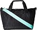 adidas Studio II Duffel Tote, Black Dot Punch Emboss/Black/Easy Green, One Size