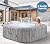 YOFE Inflatable Hot Tub for 4-6 Adults – Portable Blow Up Hot Tub with 130 Air Jets, FastFill System & Thermal Cover – Outdoor Spa Hot Tubs for Patio, Backyard & Travel Use (Laminated PVC Square)